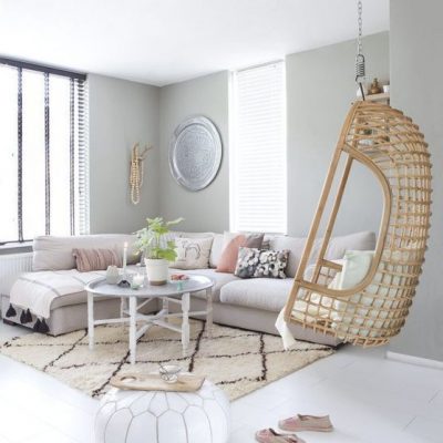 rotan-hanstoel-in-woonkamer-metamorfose Rotan hangstoel in woonkamer