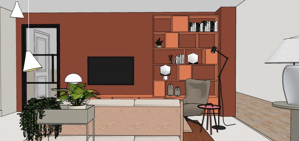 Interieurontwerp, maatwerkkast, appartement, nieuwbouw, Didam. Gelderland